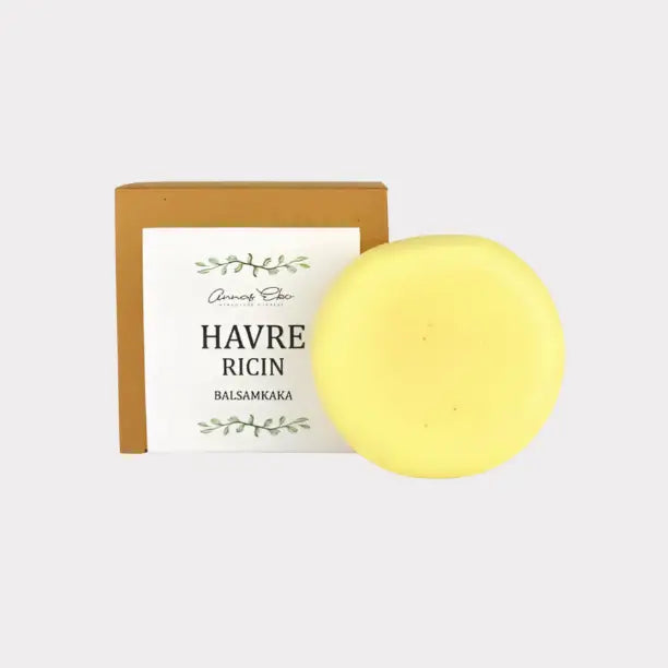 Balsamkaka - Havre & ricin - 75 gram - Hud & hårvård