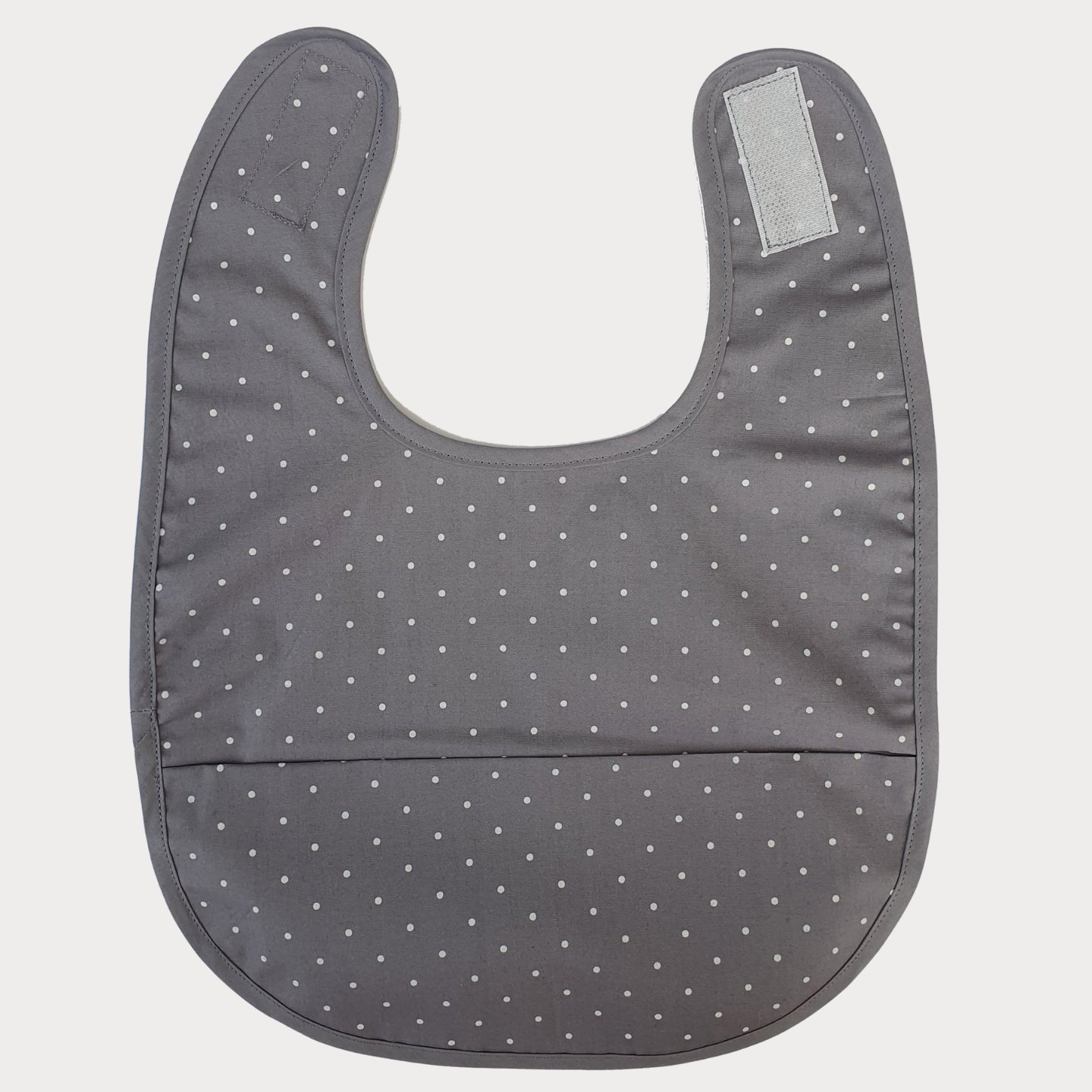 Haklapp ekologisk bomull Summerville organic - Grå dotty