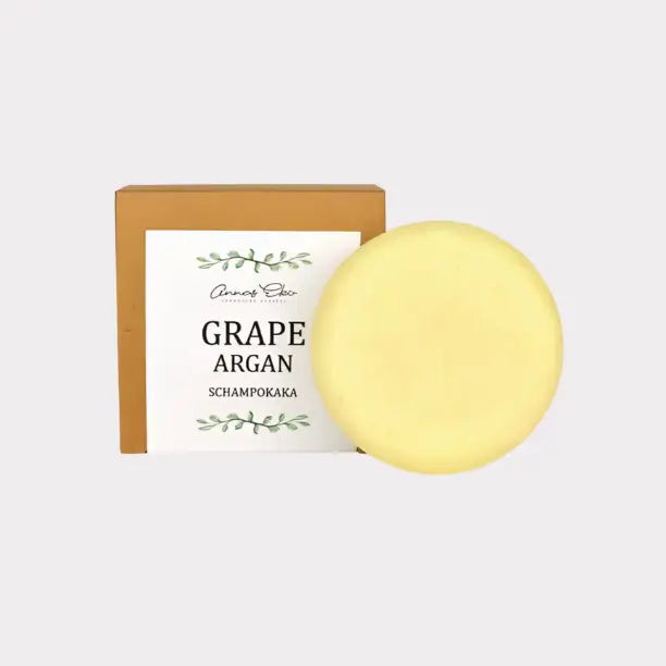 Schampokaka - Grape & argan - 75 gram - Hud & hårvård