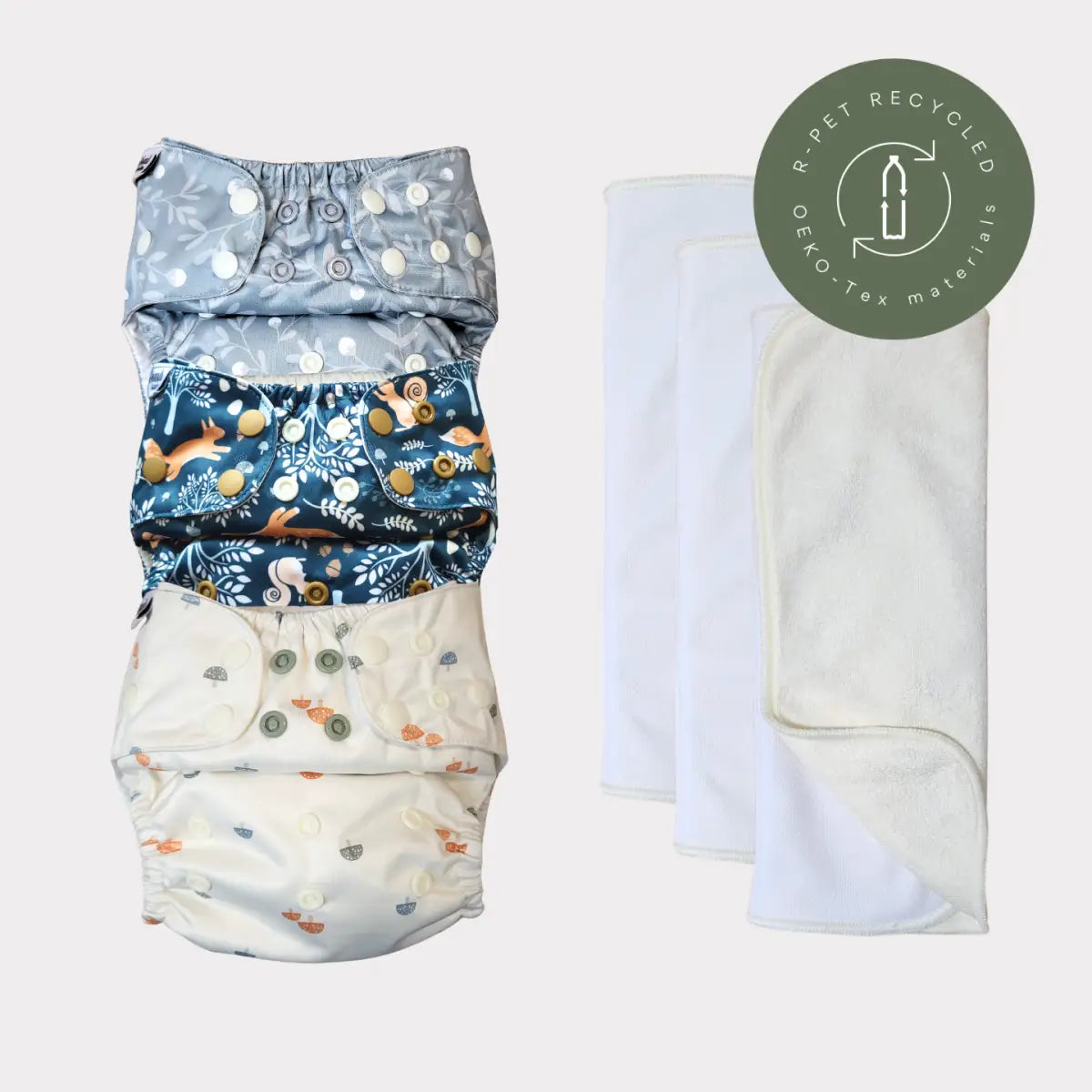 Startpaket Slim | Blöjskal/ Allt-i-ett blöja 3-15kg