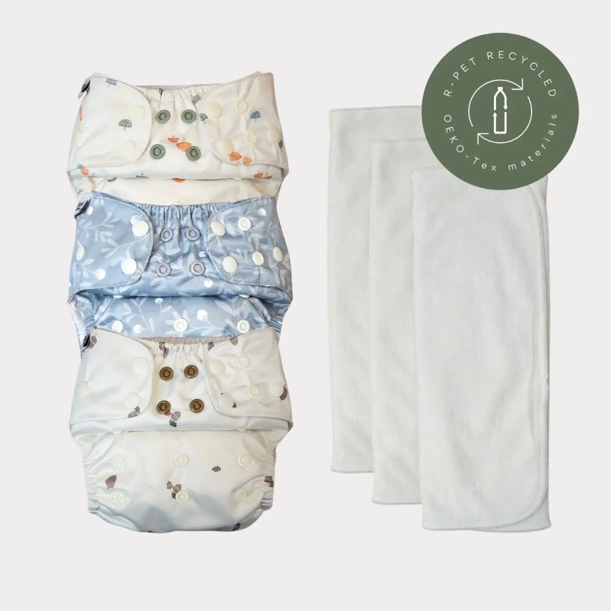 Startpaket Slim | Pocketblöja 3-15kg - Skogssvamp
