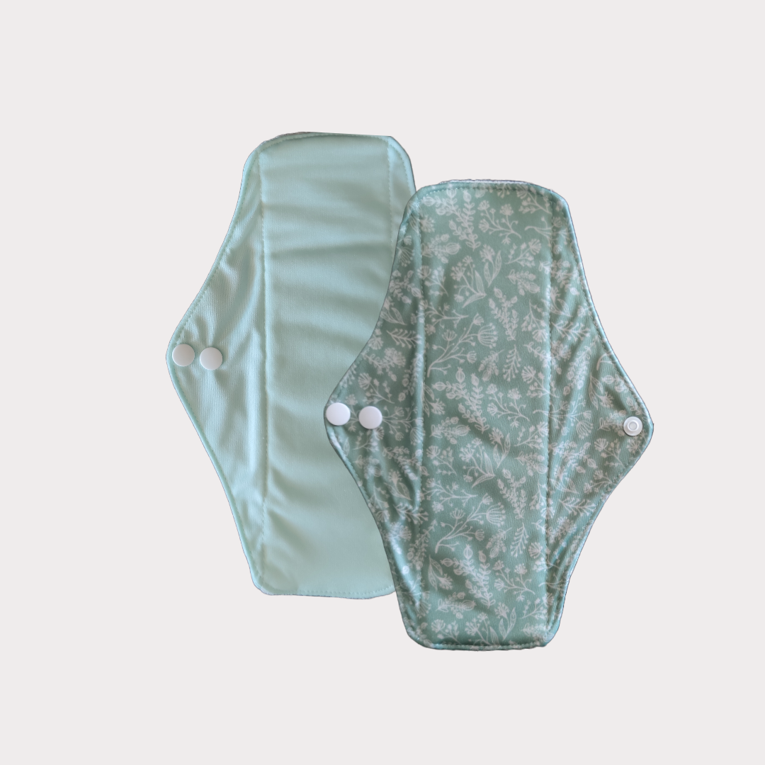 Tygbinda dag 2-pack - Grön - Tygbindor