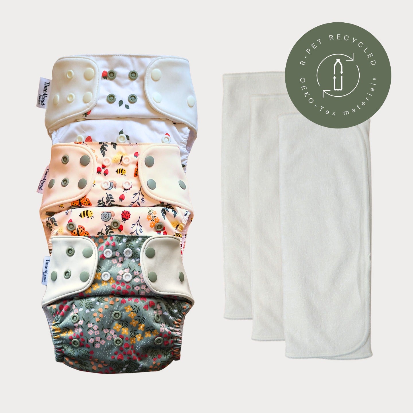 Startpaket Komfort Pocketblöja – Smultron, Ängsving och Dalablomster