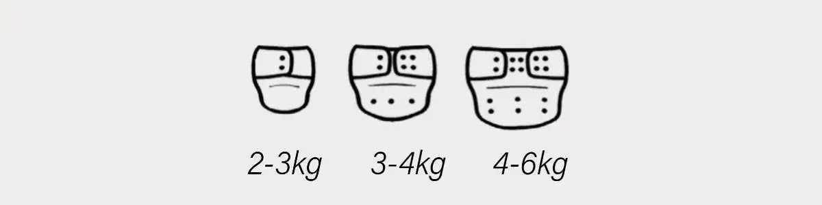 3-4 kg baby carrier med vadderade axelband och justerbart spänne, designad för nyfödda till spädbarn.