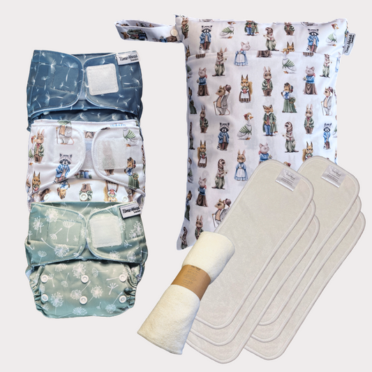 Starter kit | Pocket diaper Basic 4-16kg
