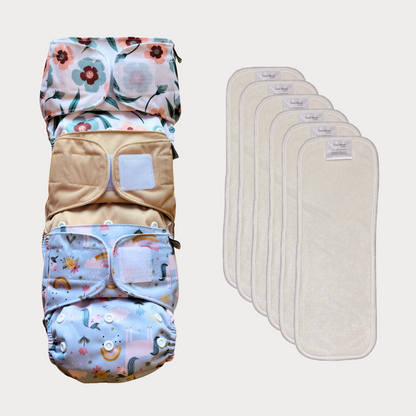 Starter kit | Pocket diaper Basic 4-16kg