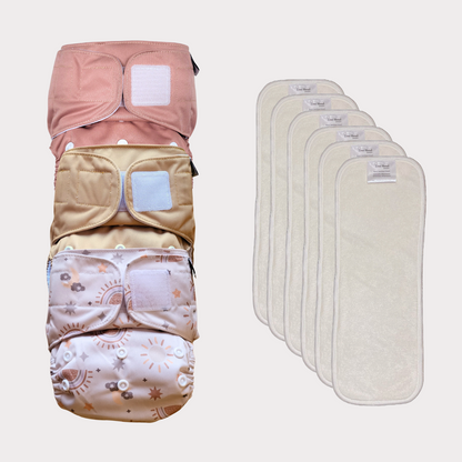 Starter kit | Pocket diaper Basic 4-16kg