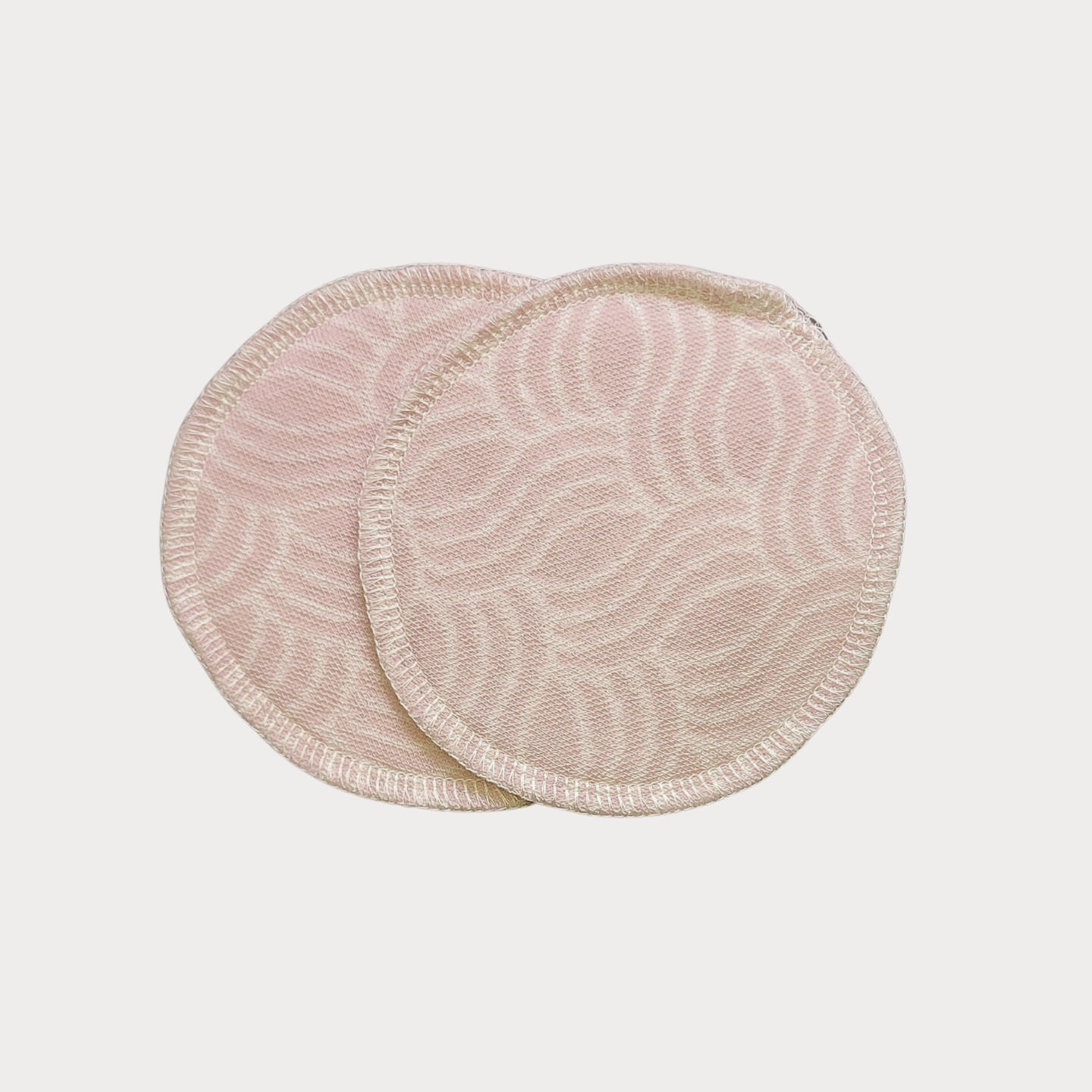 Amningsinlägg | Merinoull 2-pack - Rosa mönstrad - Intimvård