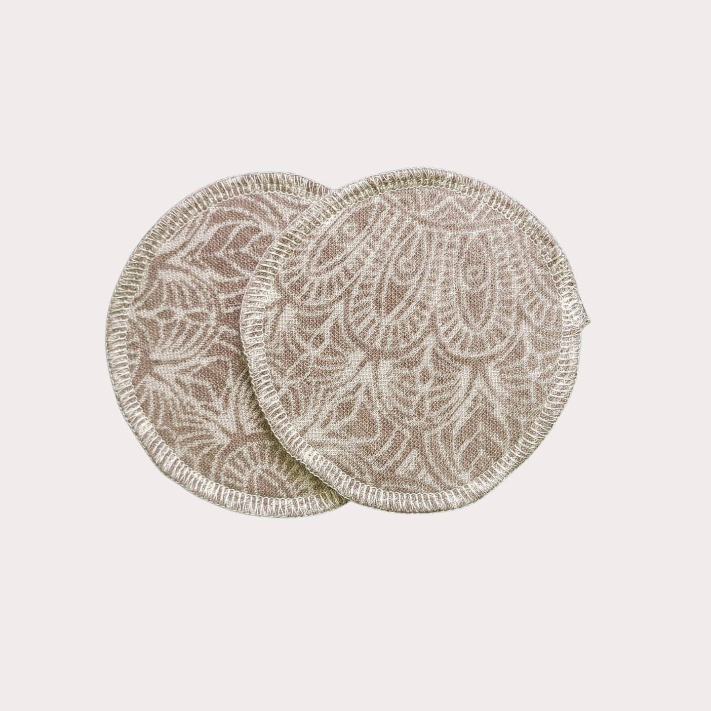 Amningsinlägg | Merinoull 2-pack - Taupe mönstrad