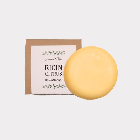 Balsamkaka - Ricin & citrus - 75 gram - Hud & hårvård