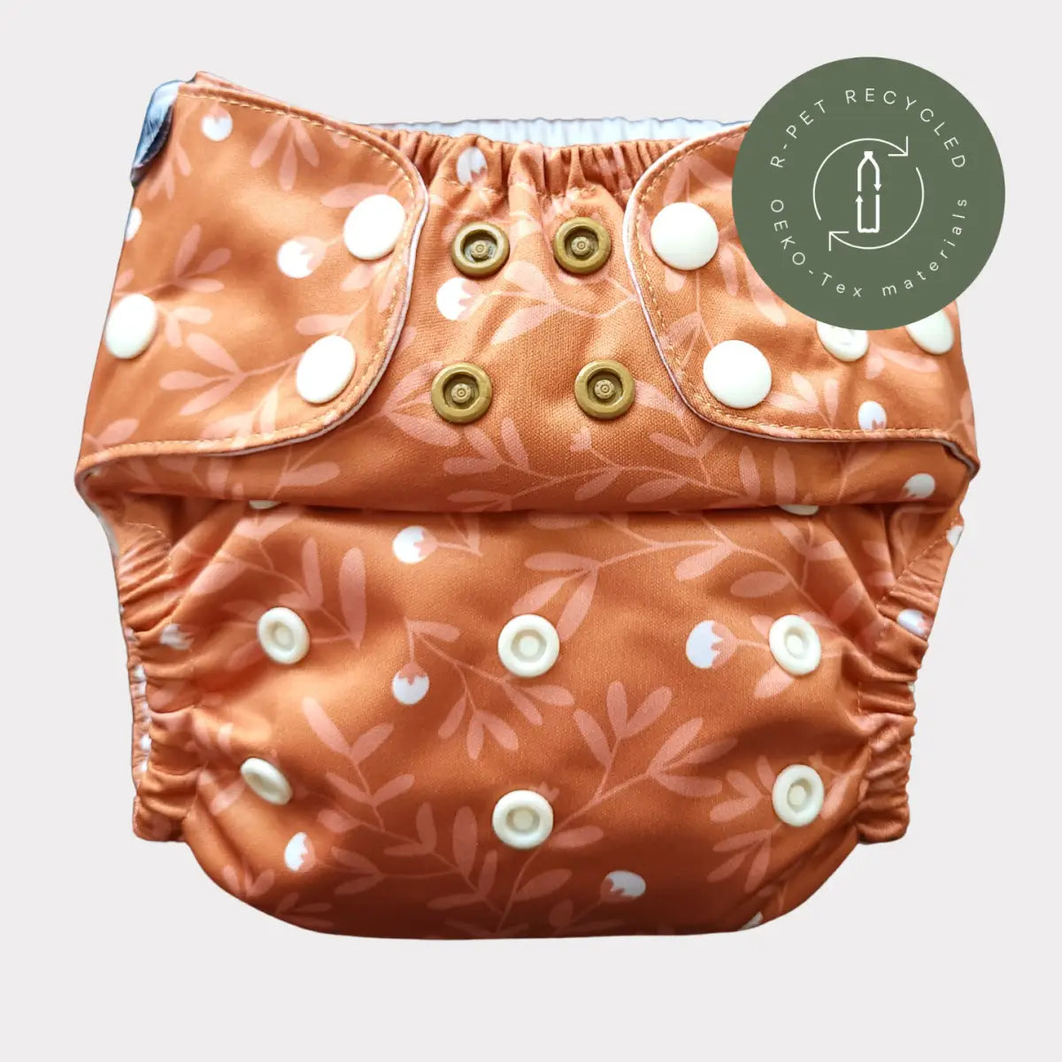 Blöjskal /Allt-i-ett Slim | 3-15 kg - Humleblomster koppar