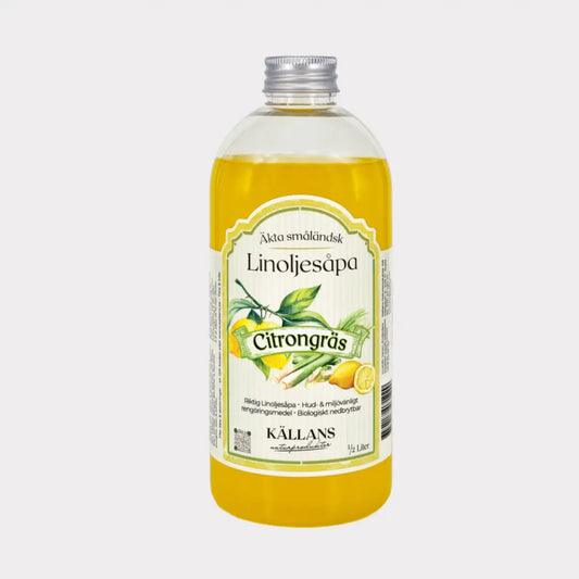 Linoljesåpa - Källans naturprodukter | Citrongräs - Städa &