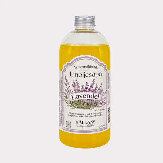 Linoljesåpa - Källans naturprodukter | Lavendel - Städa &