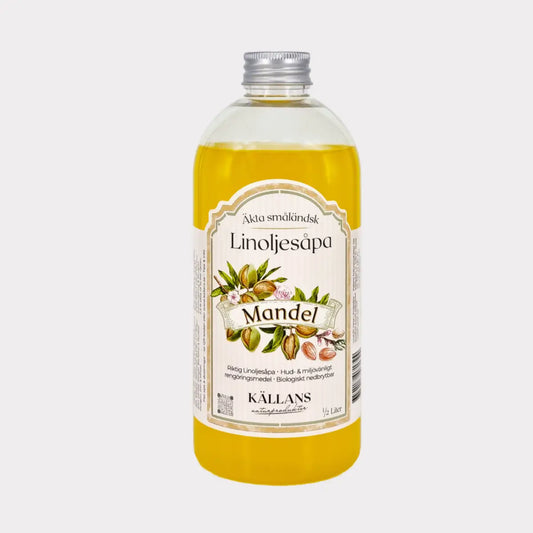 Linoljesåpa - Källans naturprodukter | Mandel - Städa &