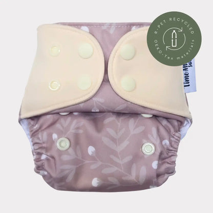 Nyfödd | 2-6kg - Humleblomster beige - Tygblöjor - Nyfödd