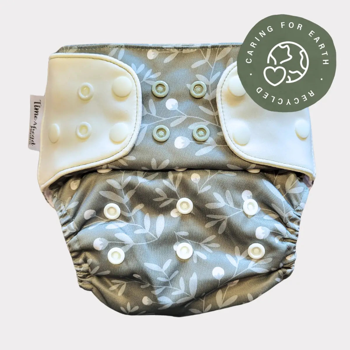 Pocketblöja Komfort | 5-17 kg - Humleblomster grön