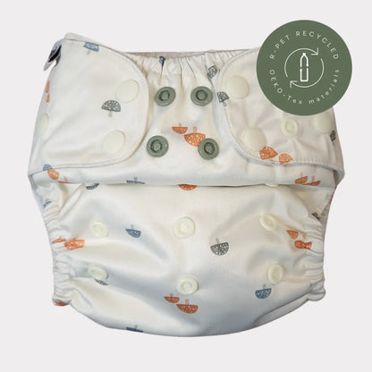 Pocketblöja Slim | 3-15 kg - Skogssvamp / Inklusive inlägg