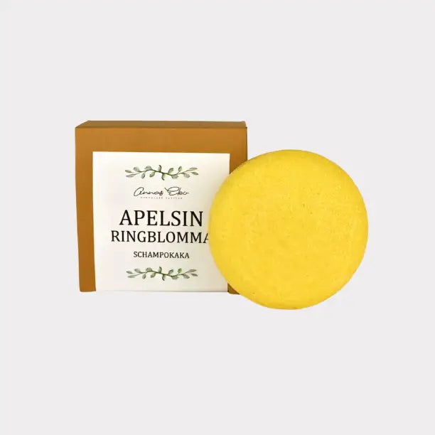 Schampokaka - Apelsin & ringblomma - 75 gram - Hud & hårvård