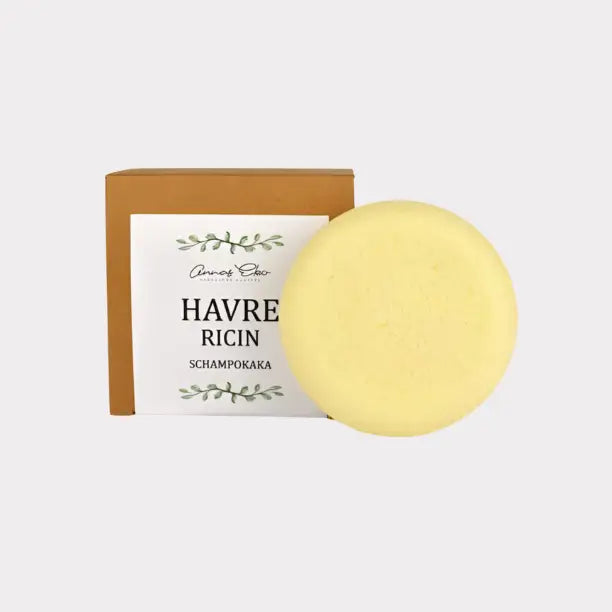 Schampokaka - Havre & ricin - 75 gram - Hud & hårvård
