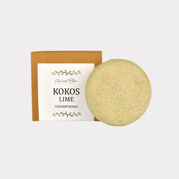 Schampokaka - Kokos & lime - 75 gram - Hud & hårvård
