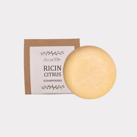 Schampokaka - Ricin & citrus - 75 gram - Hud & hårvård