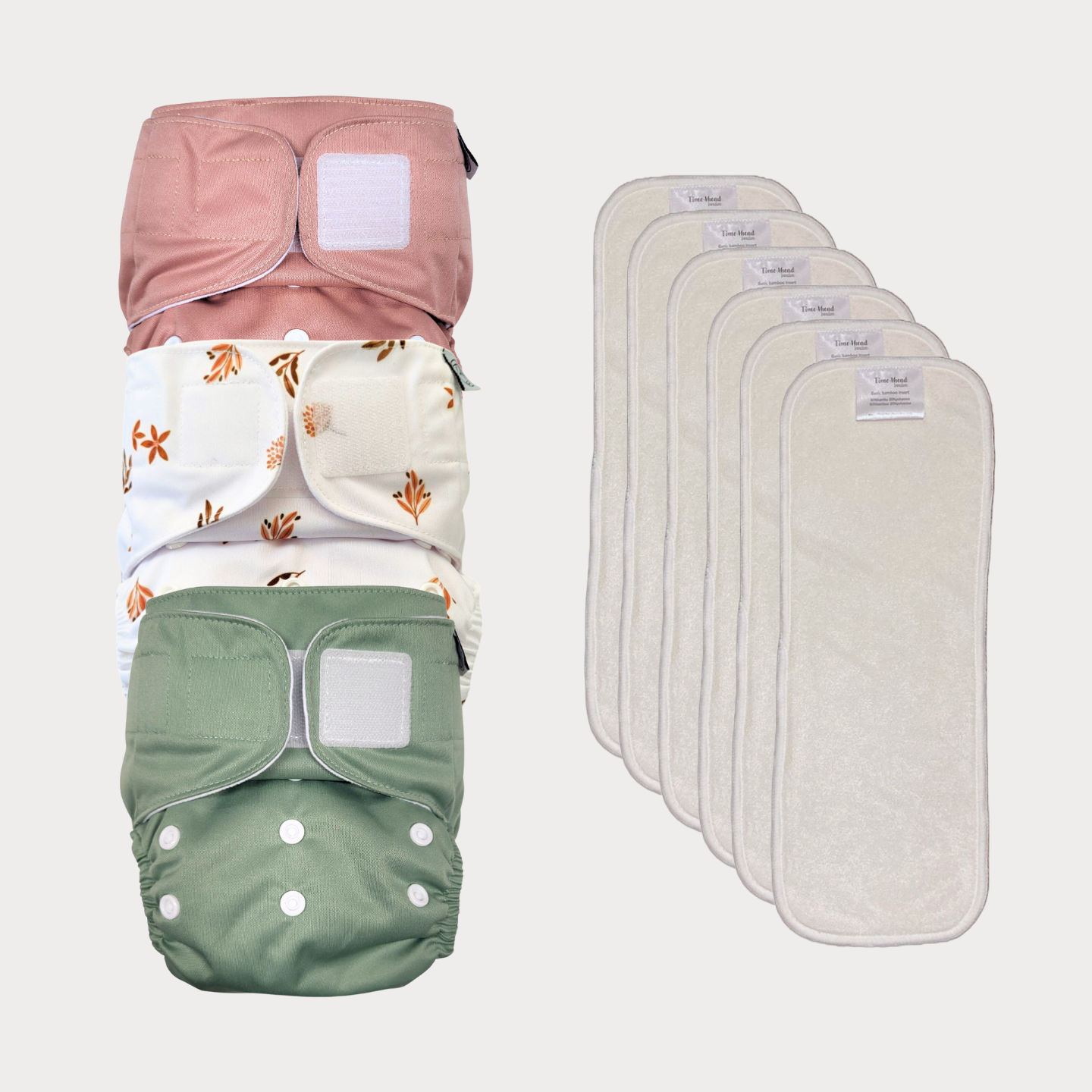 Startpaket Basic | Pocketblöja 4-16kg - Blush | Bukett