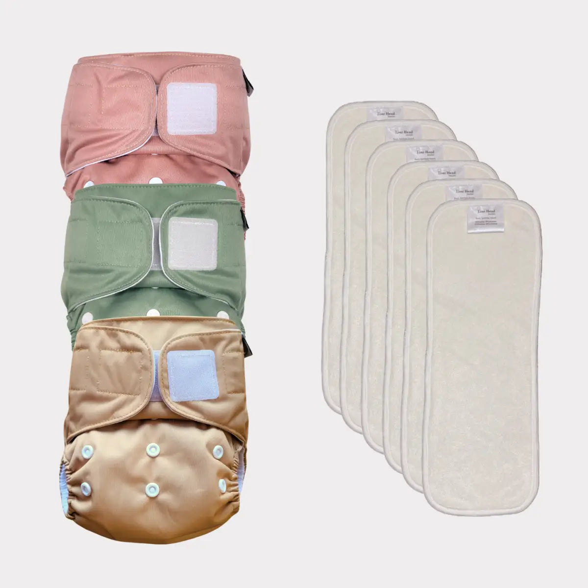 Startpaket Basic | Pocketblöja 4-16kg - Blush | Emerald