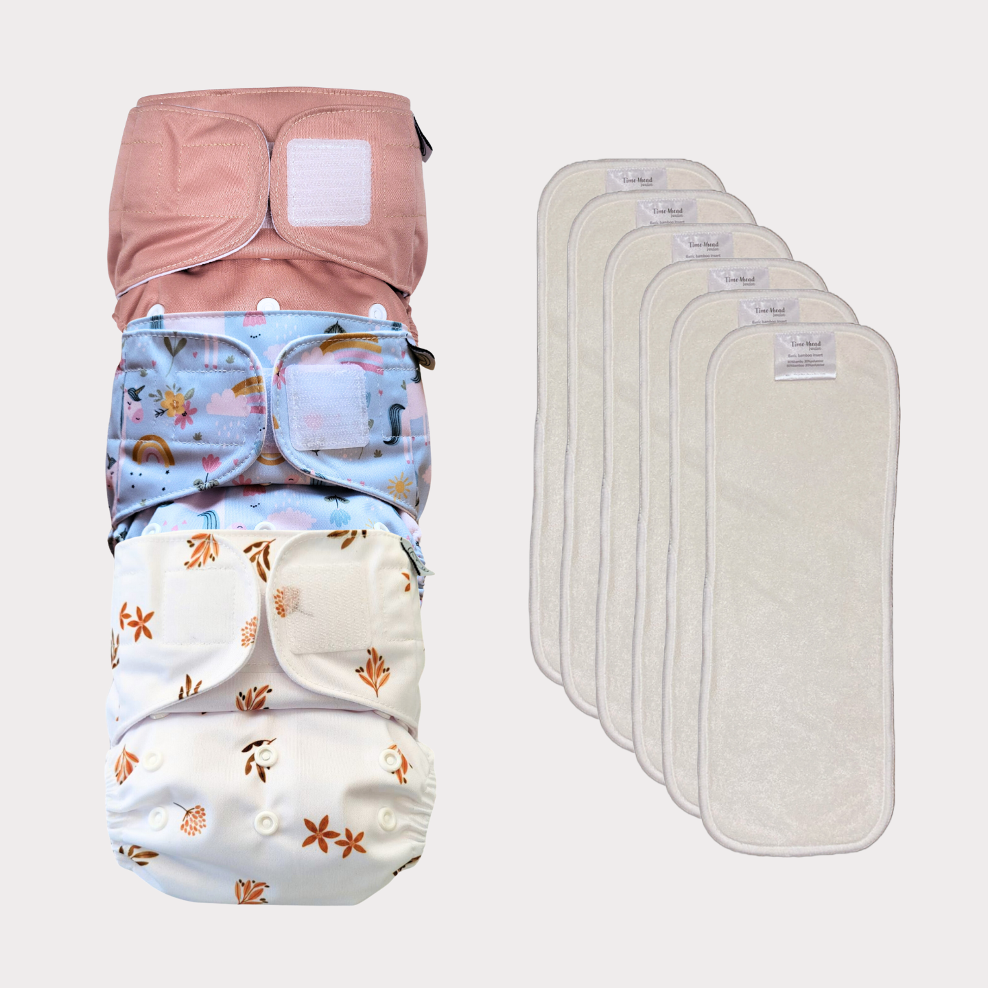 Startpaket Basic | Pocketblöja 4-16kg - Blush | Happy