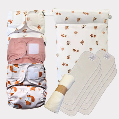 Startpaket Basic | Pocketblöja 4-16kg - Bukett | Blush