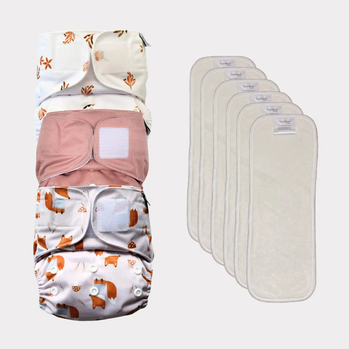 Startpaket Basic | Pocketblöja 4-16kg - Bukett | Blush