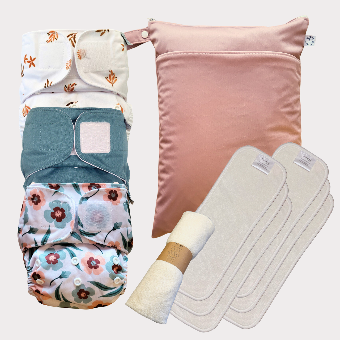 Startpaket Basic | Pocketblöja 4-16kg - Bukett | Skymning