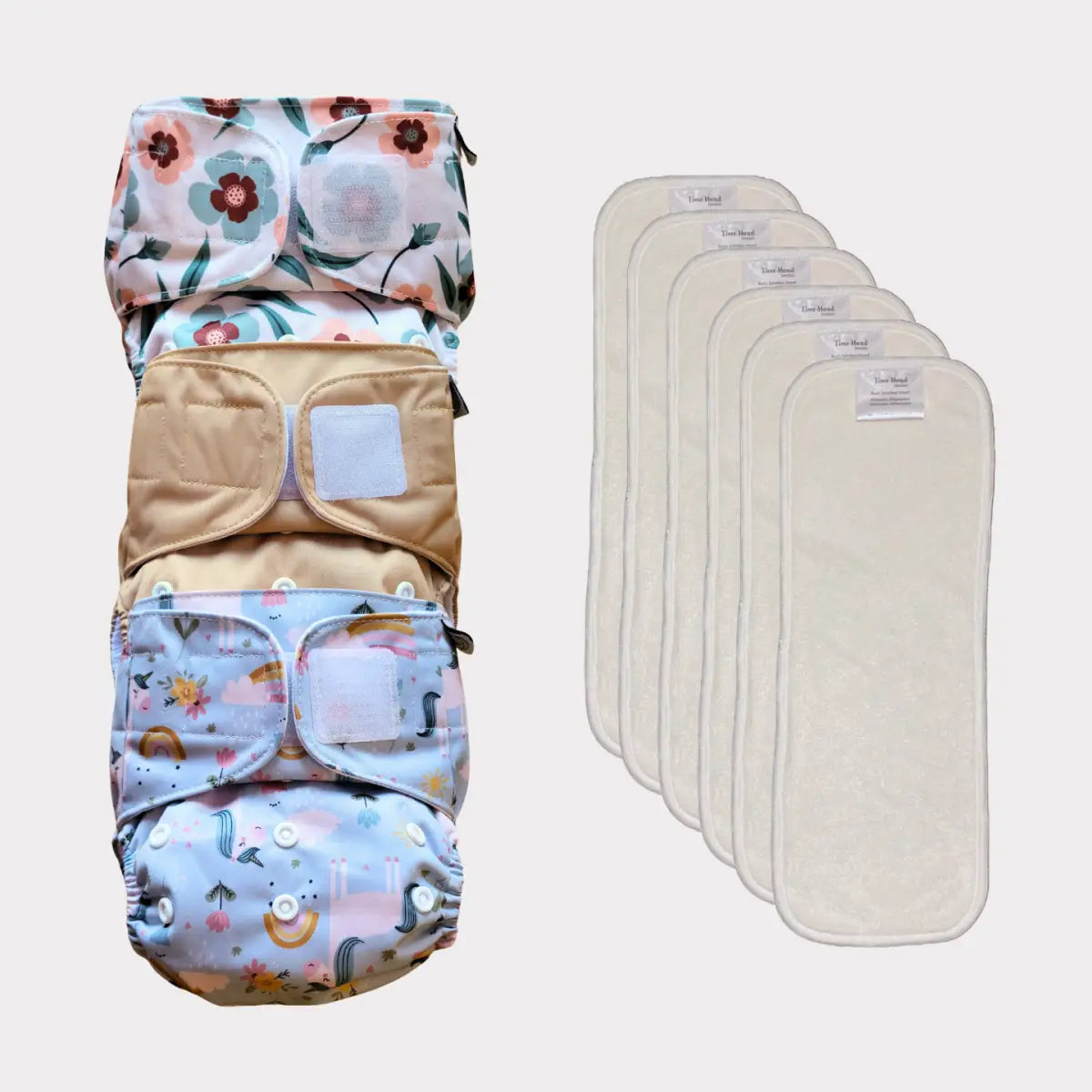 Startpaket Basic | Pocketblöja 4-16kg - Rosenflora | Amber
