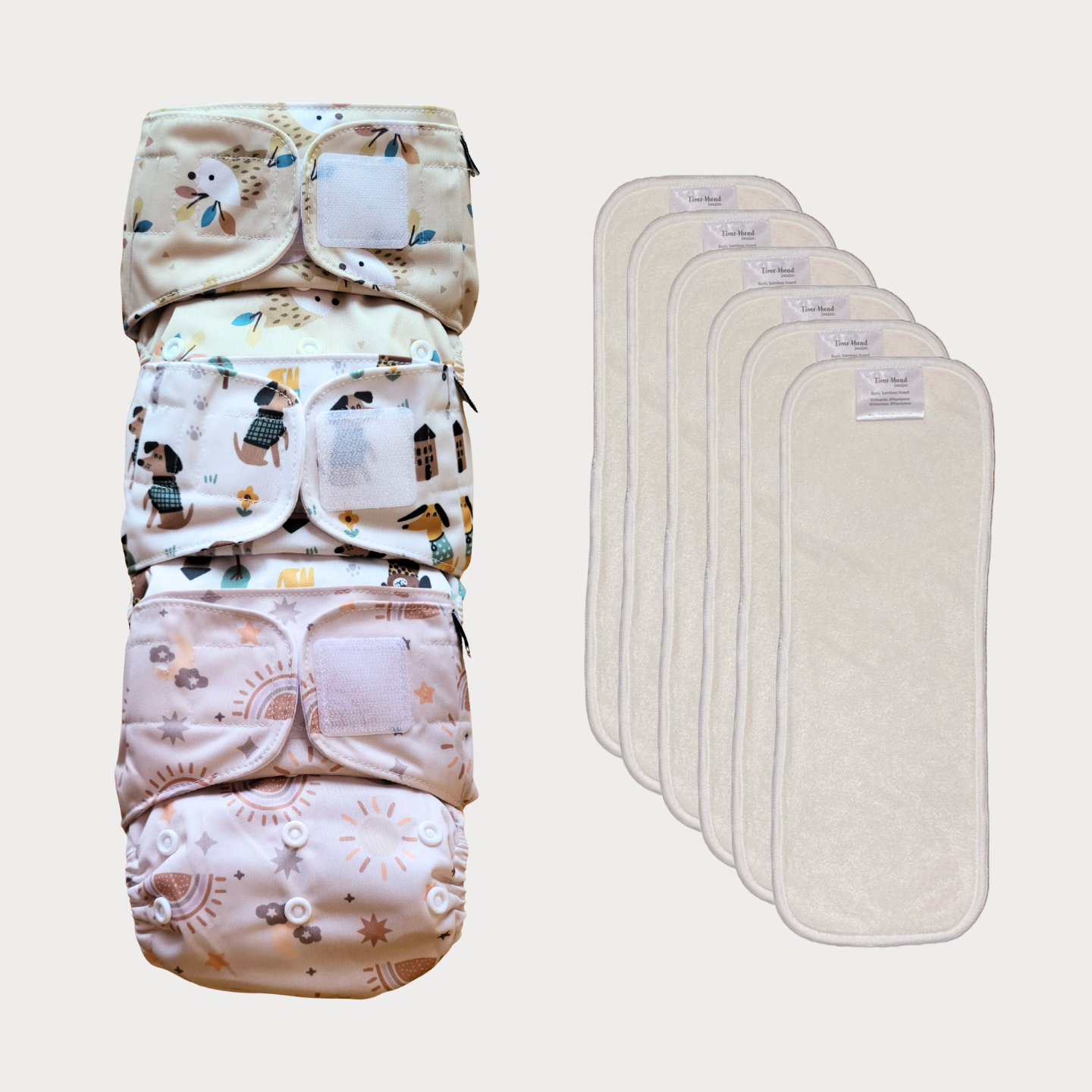 Startpaket Basic | Pocketblöja 4-16kg - Skogskott | Bästis