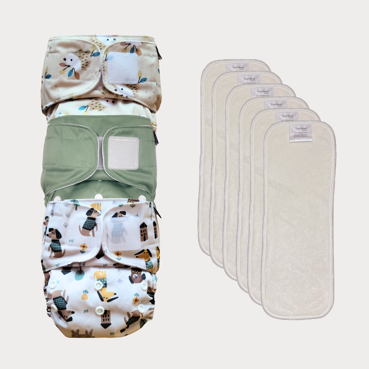 Startpaket Basic | Pocketblöja 4-16kg - Skogskott | Emerald