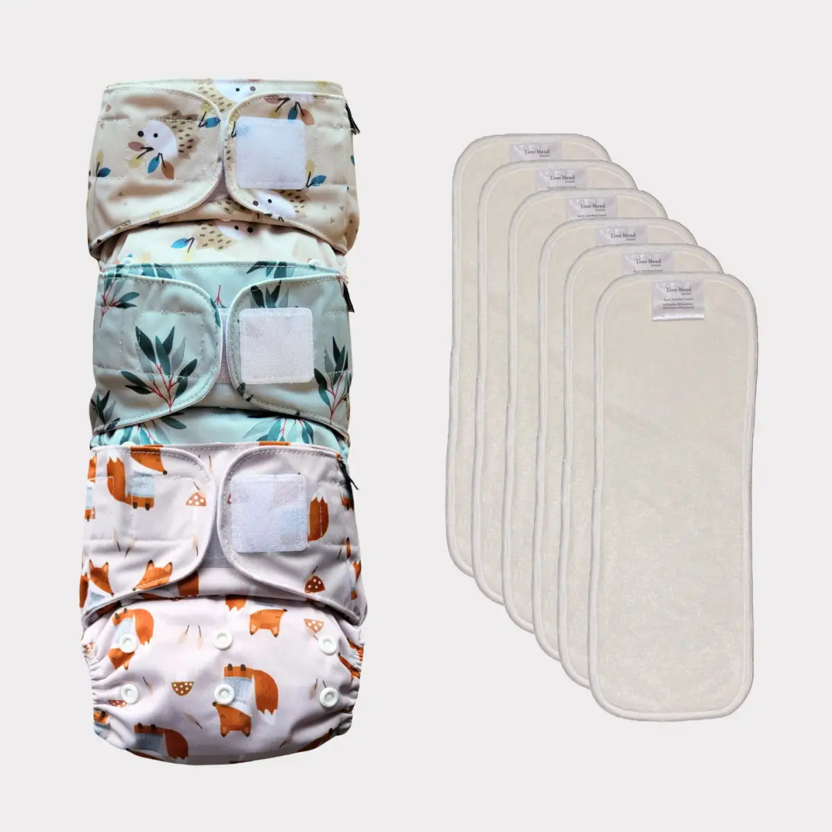 Startpaket Basic | Pocketblöja 4-16kg - Skogskott | Glänta