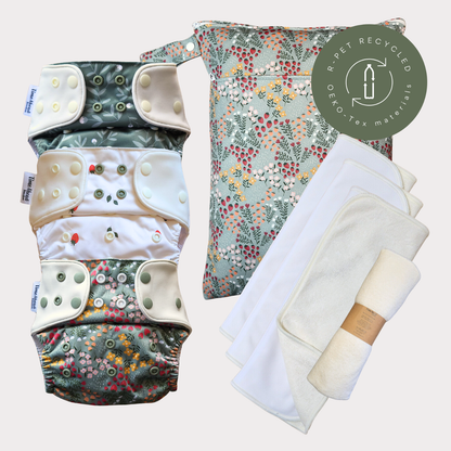 Startpaket Komfort | Blöjskal/ Allt-i-ett blöja 5-17kg