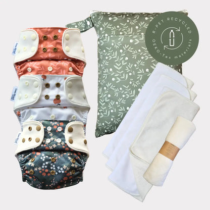 Startpaket Komfort | Blöjskal/ Allt-i-ett blöja 5-17kg