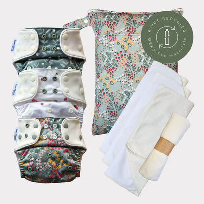 Startpaket Komfort | Blöjskal/ Allt-i-ett blöja 5-17kg