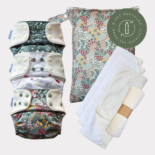 Startpaket Komfort | Blöjskal/ Allt-i-ett blöja 5-17kg