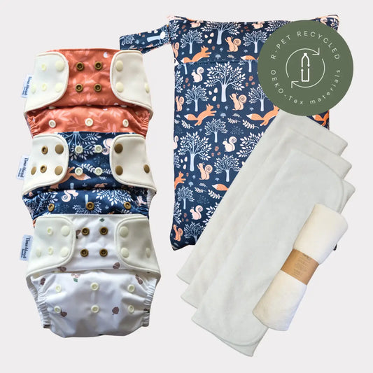 Startpaket Komfort | Pocketblöja 5-17kg - Humleblomster