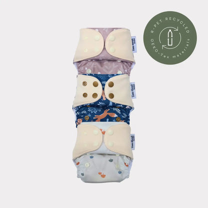 Startpaket | Nyfödd/ Allt-i-ett blöja 2-6kg - Humleblomster