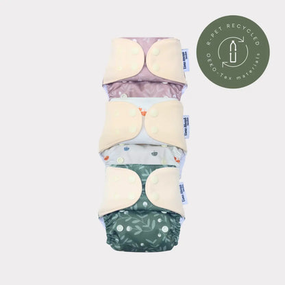 Startpaket | Nyfödd/ Allt-i-ett blöja 2-6kg - Humleblomster