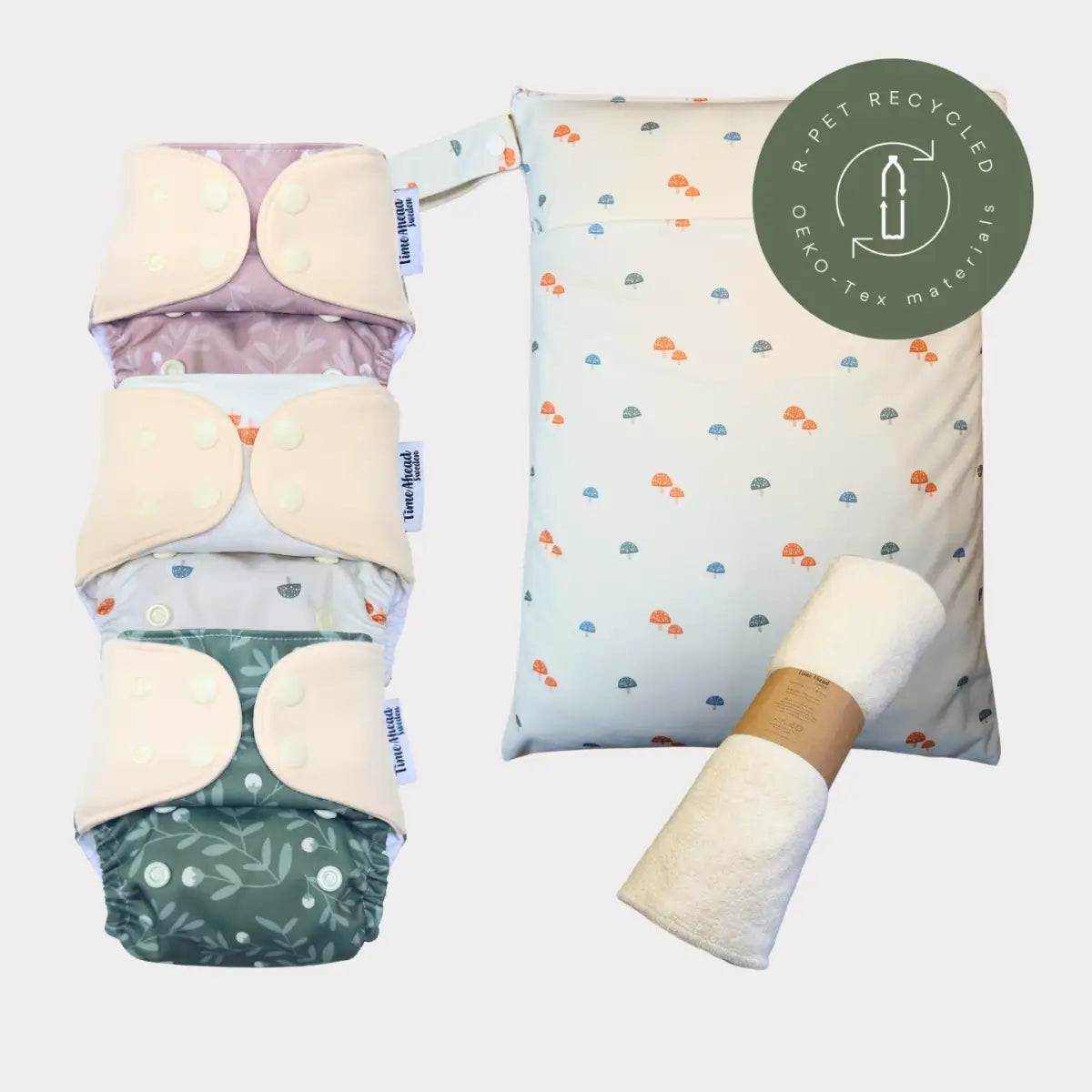 Startpaket | Nyfödd/ Allt-i-ett blöja 2-6kg - Humleblomster