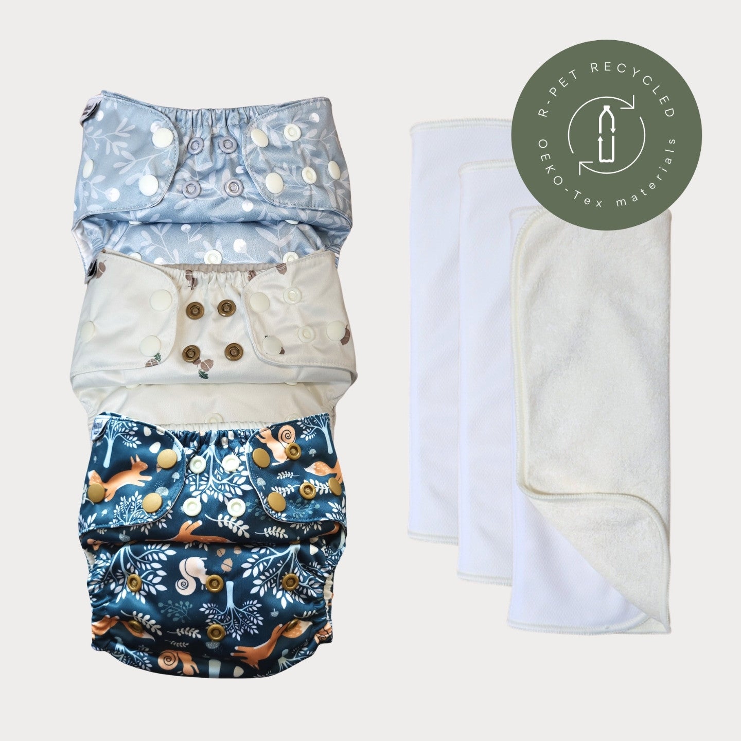 Startpaket Slim – Humleblomster blå, Ekollon och Dalaräv