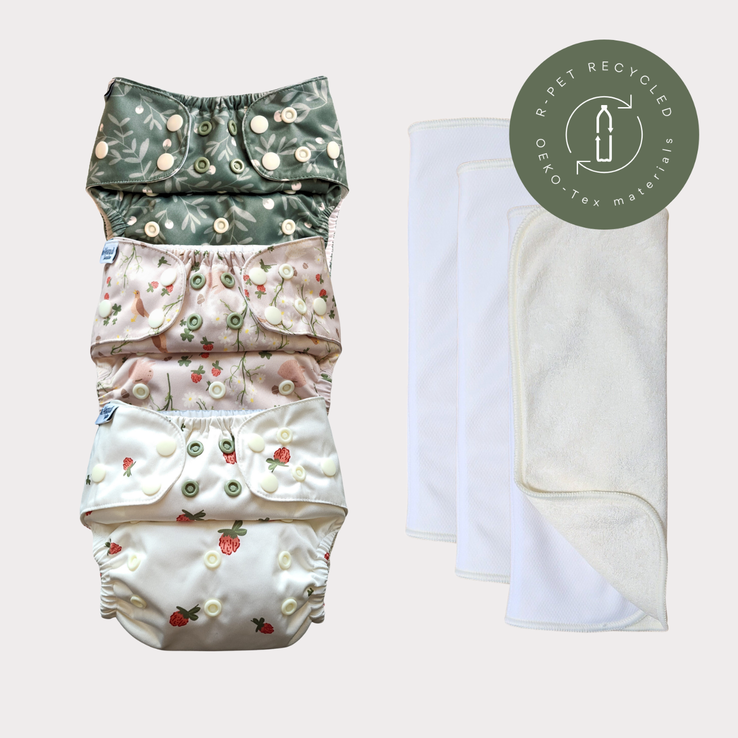 Startpaket Slim | Blöjskal/ Allt-i-ett blöja 3-15kg