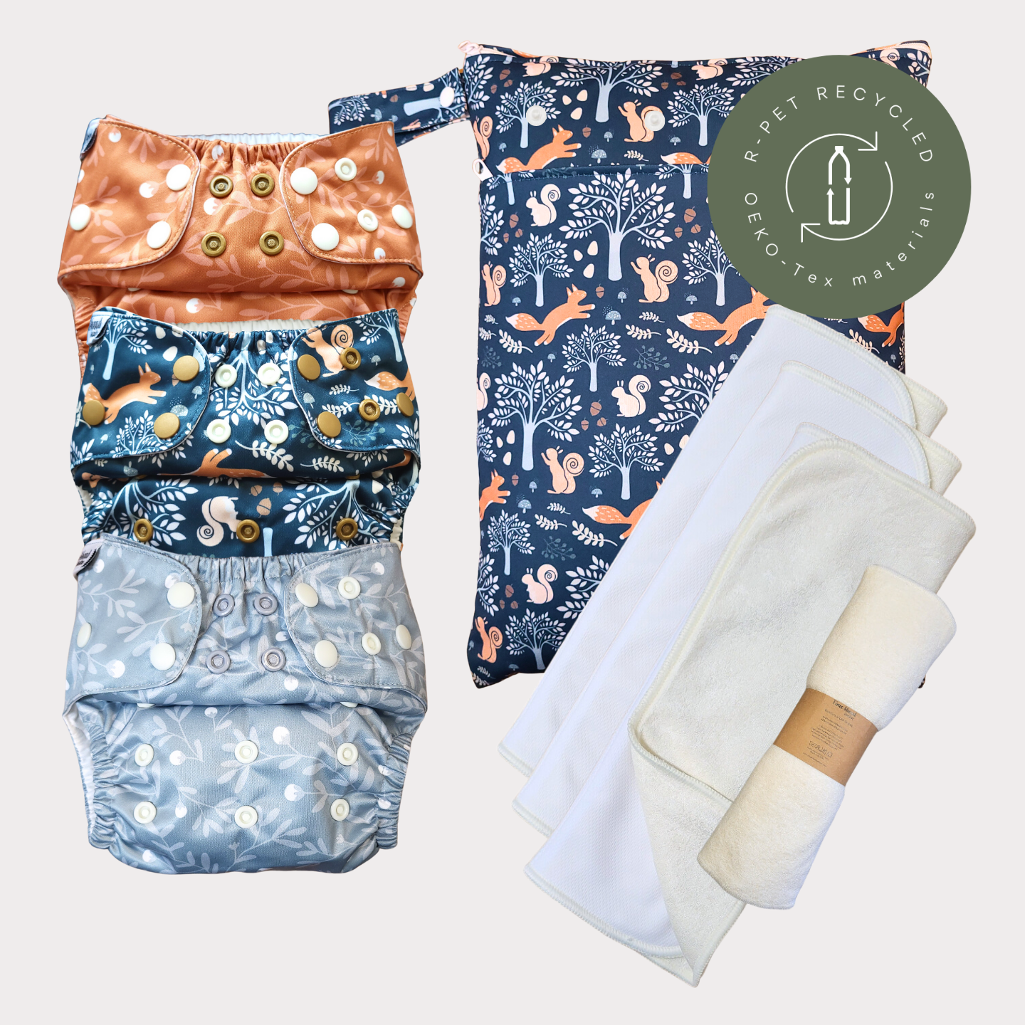 Startpaket Slim | Blöjskal/ Allt-i-ett blöja 3-15kg