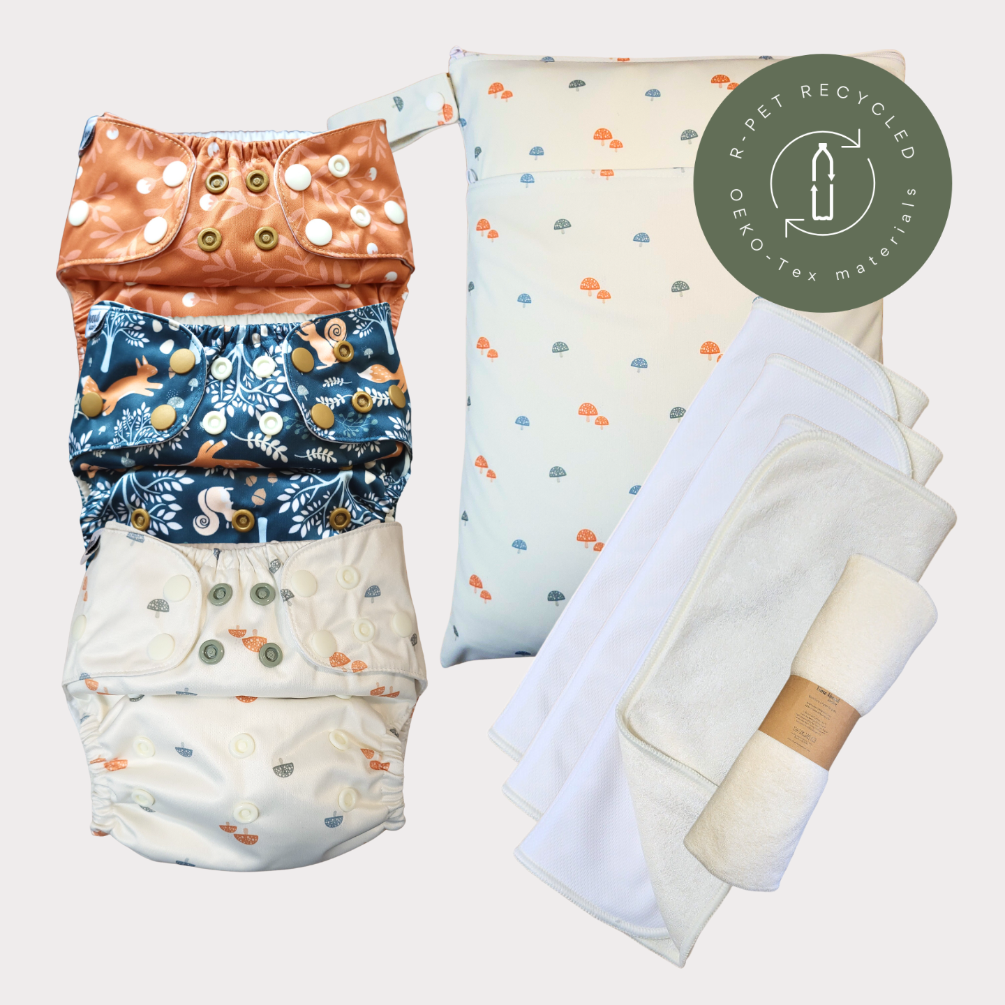 Startpaket Slim | Blöjskal/ Allt-i-ett blöja 3-15kg