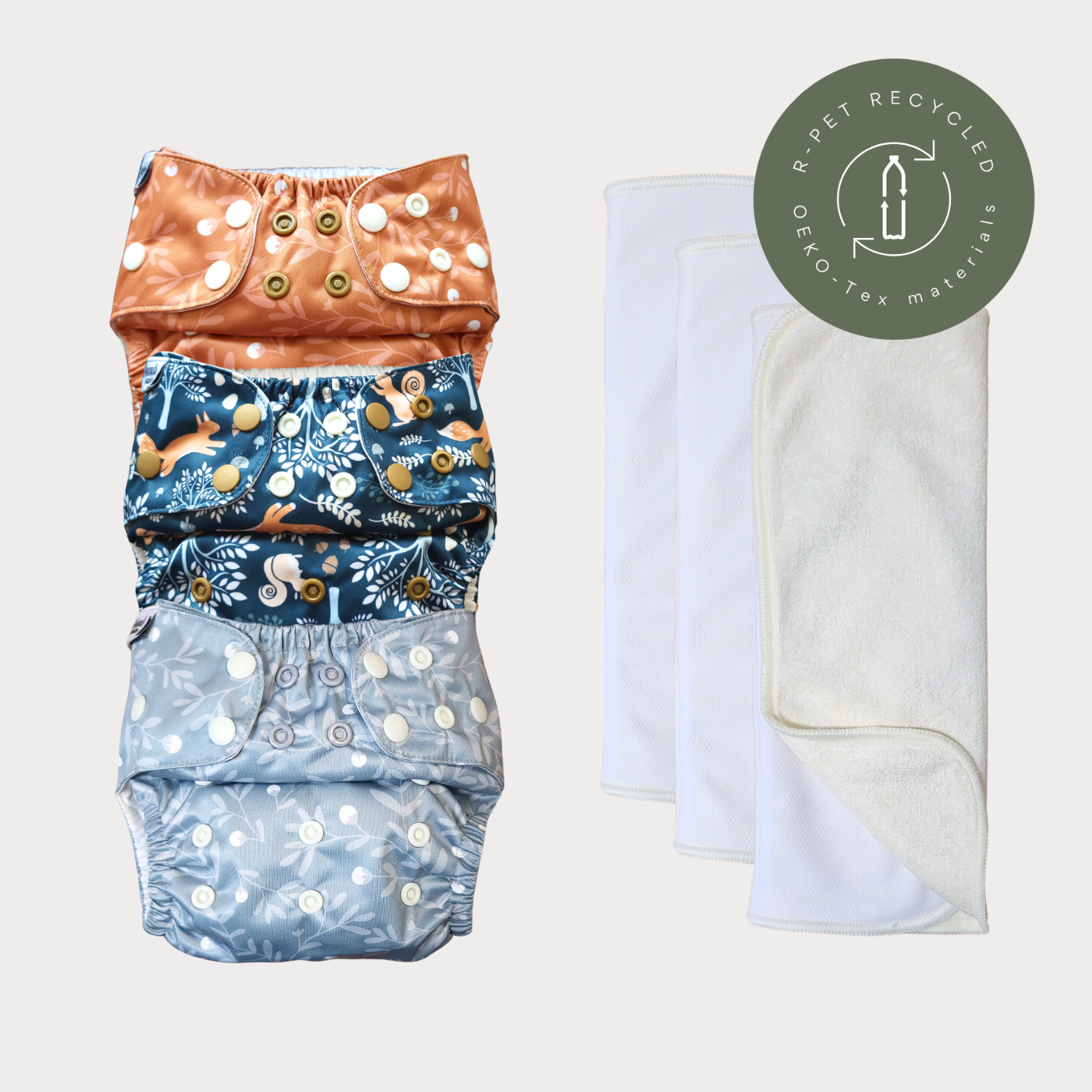 Startpaket Slim | Blöjskal/ Allt-i-ett blöja 3-15kg