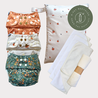 Startpaket Slim | Blöjskal/ Allt-i-ett blöja 3-15kg