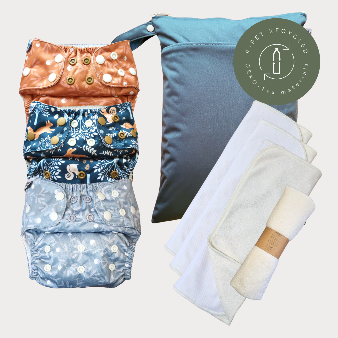 Startpaket Slim | Blöjskal/ Allt-i-ett blöja 3-15kg